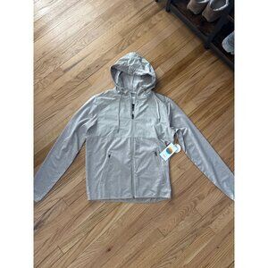 Vuori Mens Full-Zip Hooded Sunday Element Jacket S, new with tags, Toast Heather